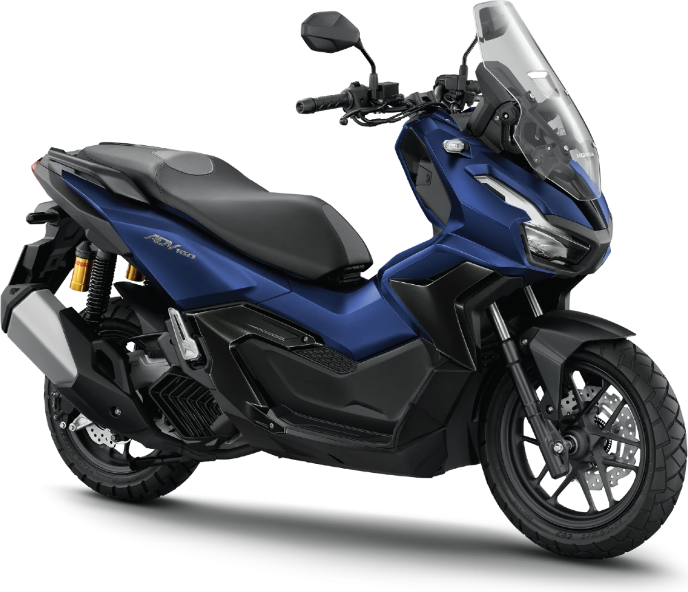 Honda ADV160 scooter in blue